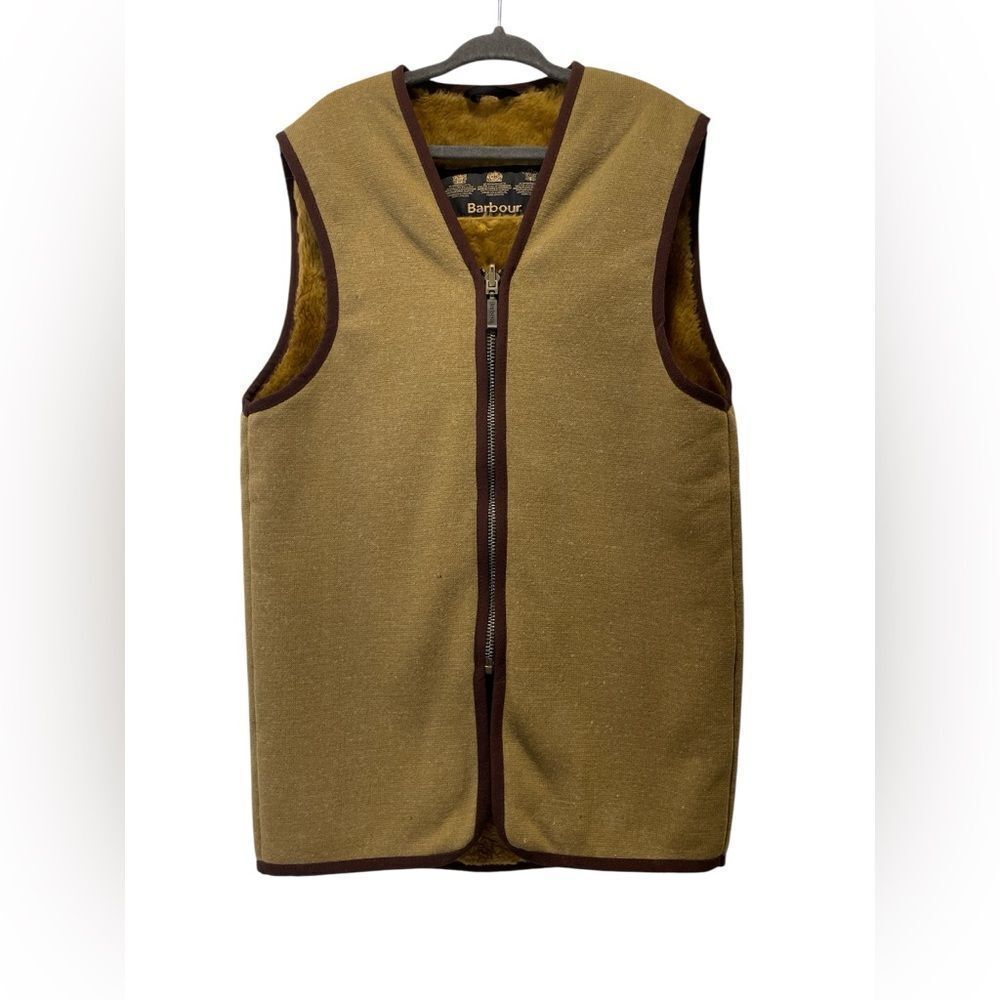 Barbour Kids  Brown Zip-Up Vest size M